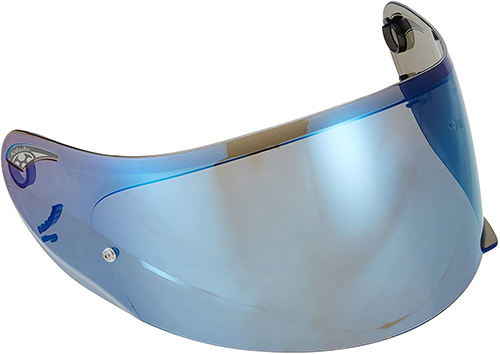 OGK CF-1W Pinlock Ready Blue-Mirror Shield for Kamui-2 Kamui-3 Helmet