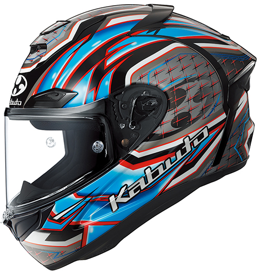 OGK Kabuto F-17 Helmet Glanz Blue-Grey