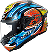 OGK Kabuto F-17 Helmet Glanz Blue-Yellow