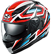 OGK Kabuto Kamui-3 Helmet Acrobat White-Red