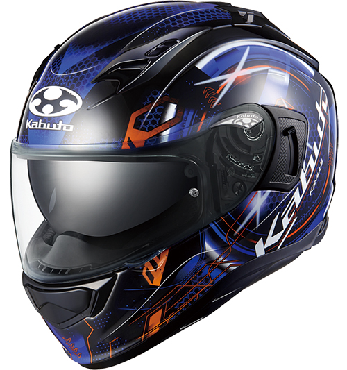 OGK Kabuto Kamui-3 Helmet Estela Black-Blue SALE