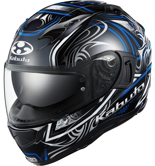 OGK Kabuto Kamui-3 Helmet Jag Black-Blue