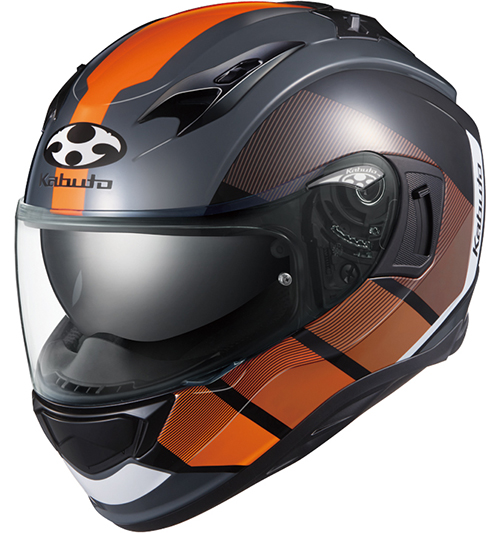 OGK Kabuto Kamui-3 Helmet JM Black-Orange