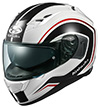 OGK Kabuto Kamui-3 Helmet Knack White-Black