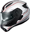 OGK Kabuto Ryuki Helmet Beam White-Red