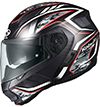 OGK Kabuto Ryuki Helmet Energy Flat-Black-Red