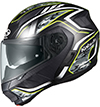 OGK Kabuto Ryuki Helmet Energy Flat-Black-Yellow SALE