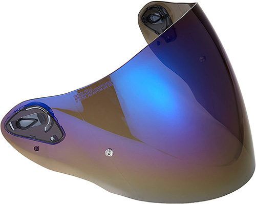 OGK SAJ-P Pinlock Ready Blue-Mirror Shield for Avand 2 Helmet