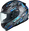 OGK Kabuto Shuma Helmet Flame Flat-Black-Blue SALE