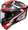 Shoei X-Fifteen Helmet Escalate TC-1 Red-Black