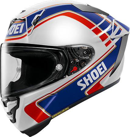 Shoei X-Fifteen Helmet Gardner TC-2 Blue-Gold