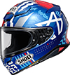 Shoei Z-8 Helmet Diggia TC10 Blue-Red