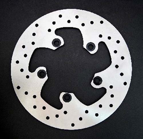 Sunstar Premium Rear Brake Disc Rotor Hole Type Yamaha 03-12YZF-R6, 04-12YZF-R1