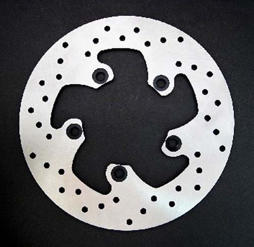 Sunstar Premium Rear Brake Disc Rotor Hole Type Suzuki 97-12GSXR600, 03-06SV650-S, 85-87GSXR750, 96-12GSXR750, 97-03TL1000R-S, 03-07SV1000-S, 01-12GSXR1000, 86-88GSXR1100