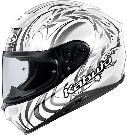 OGK Kabuto Aeroblade 6 Helmet Tamon White-Silver