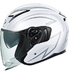 OGK Kabuto Exceed-2 Helmet Spria Pearl-White-Silver
