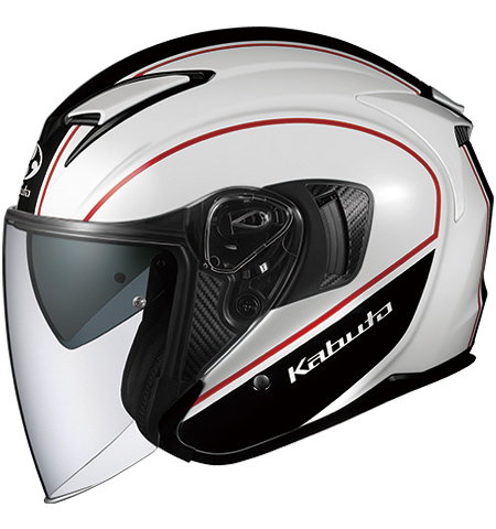 OGK Kabuto Exceed Helmet Delie White-Black