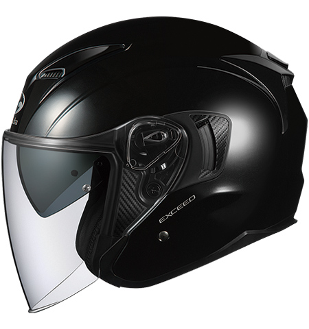 OGK Kabuto Exceed Helmet Black-Metallic