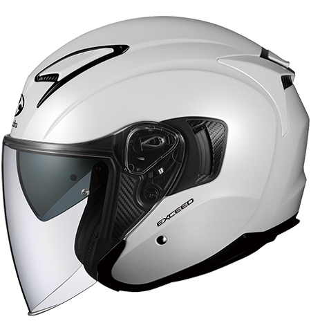 OGK Kabuto Exceed Helmet Pearl-White