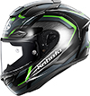 OGK Kabuto F-17 Helmet Zestal Black-Green