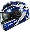OGK Kabuto Kamui-5 Helmet Gravix White-Blue