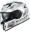 OGK Kabuto Kamui-5 Helmet Notra Pearl-White-Black