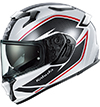 OGK Kabuto Kamui-5 Helmet Torza White-Black-Red