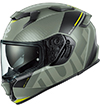 OGK Kabuto Kamui-5 Helmet Velta Flat-Olive-Yellow
