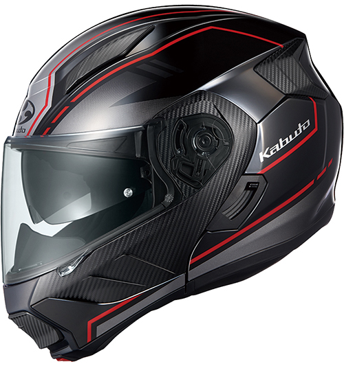 OGK Kabuto Ryuki Helmet Beam Black-Red