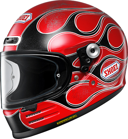 Shoei Glamster Helmet Blast TC-1 Red-Black