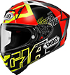 Shoei X-Fifteen Helmet Diggia 2 TC-3 Yellow-Red
