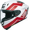 Shoei X-Fifteen Helmet Lawson TC-1 Red-White