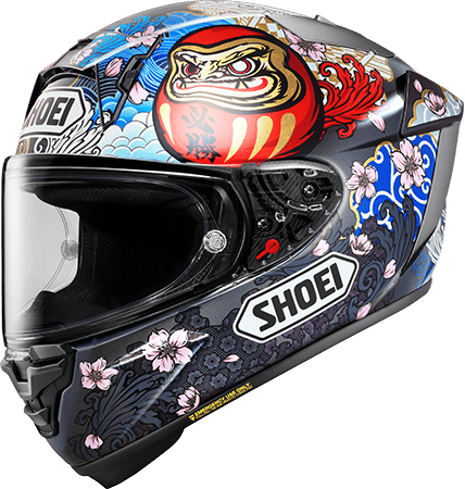 Shoei X-Fifteen Helmet Marquez Motegi 5 TC-1 Red-Grey